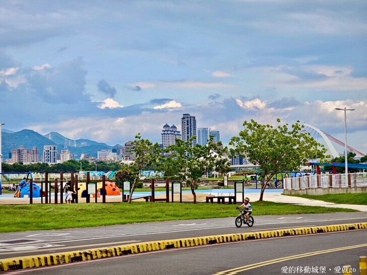 台北市中山區【2025台北賞花 樂遊趣】大佳河濱公園 向日葵花海金黃燦爛 紫色波斯菊花粉浪漫 自行車道自由行 親子共融遊戲區 愛就跟我一起快樂Go !