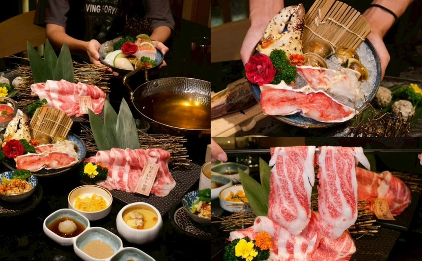 台中火鍋高CP值推薦！匠極緻鍋物A5和牛火鍋千元有找，再送帝王蟹二吃。