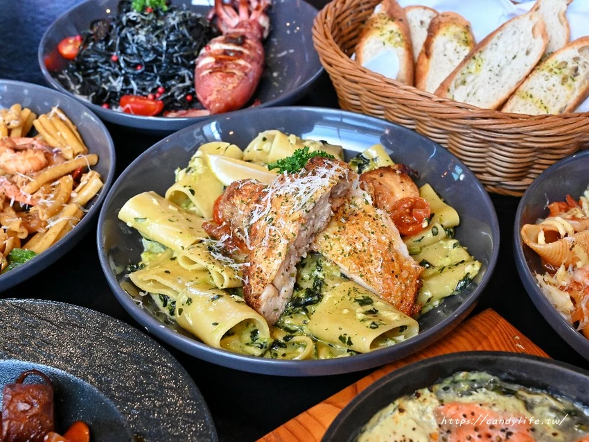 ABV閣樓餐酒館板橋府中店｜隱身在高樓中歐陸餐酒館，主打多款特造型義大利麵，尾牙春酒優惠開跑 - 糖糖's...