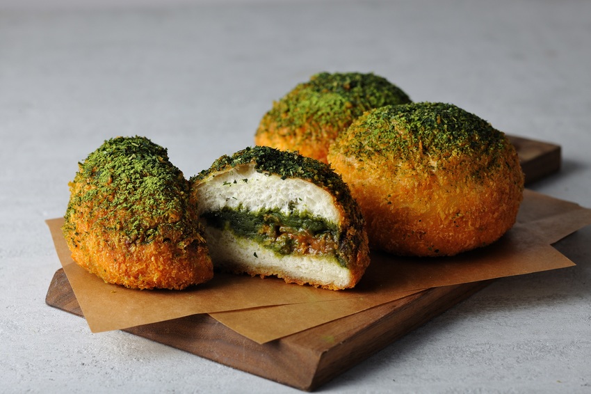 抹茶咖哩麵包 抹茶咖哩麵包