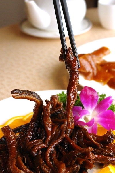 江南春--經典推薦脆皮烤鴨--台中福華大飯店