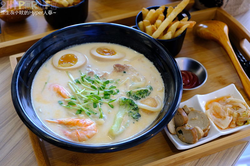 台中中式,台中好吃,台中拌麵,台中美食,台中逢甲美食,台中麵食,囍联堂,拌麵,茶點,逄甲大學美食,逢甲美食,鍋燒麵 @強生與小吠的Hyper人蔘~