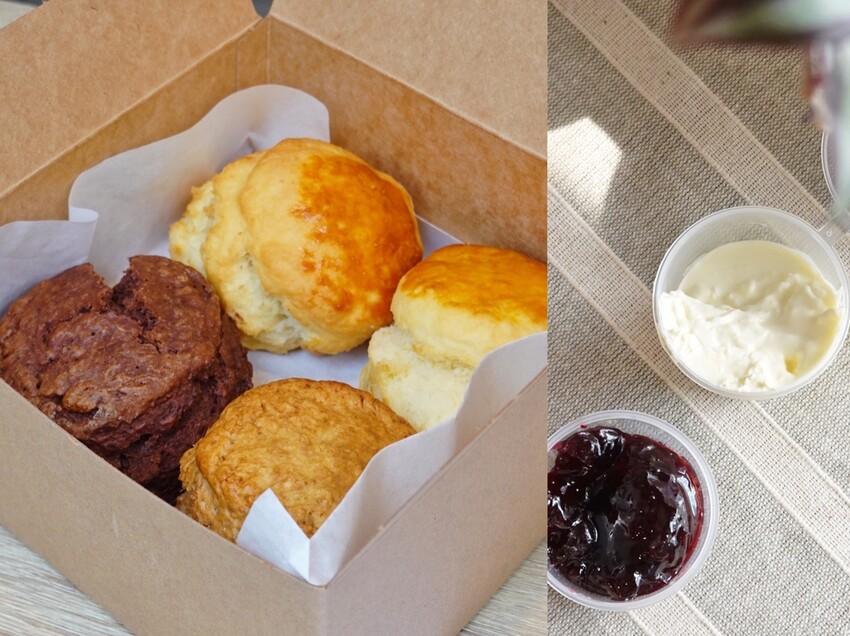 新北新莊—有點胖咖啡Plump Cafe｜與英國女王的下午茶約會 堅持傳統英式司康吃法 果醬與凝脂奶油是最佳夥伴