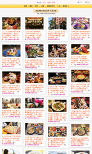 海綿飽飽的鳳梨城堡的美食牆