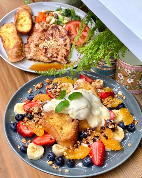 【茶杯】松山區放鬆咖啡廳|客製化料理|法式吐司