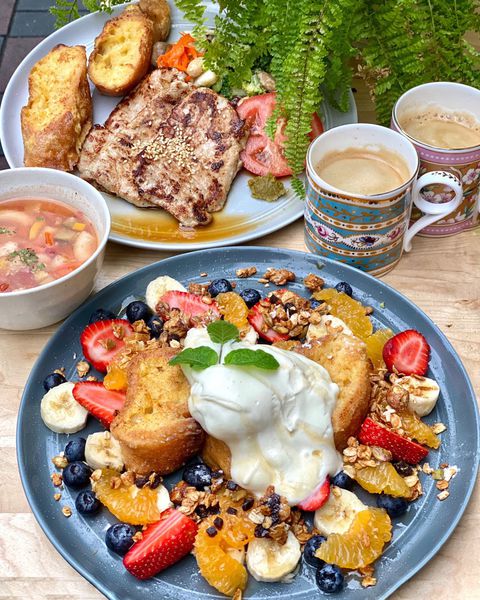 【茶杯】松山區放鬆咖啡廳|客製化料理|法式吐司