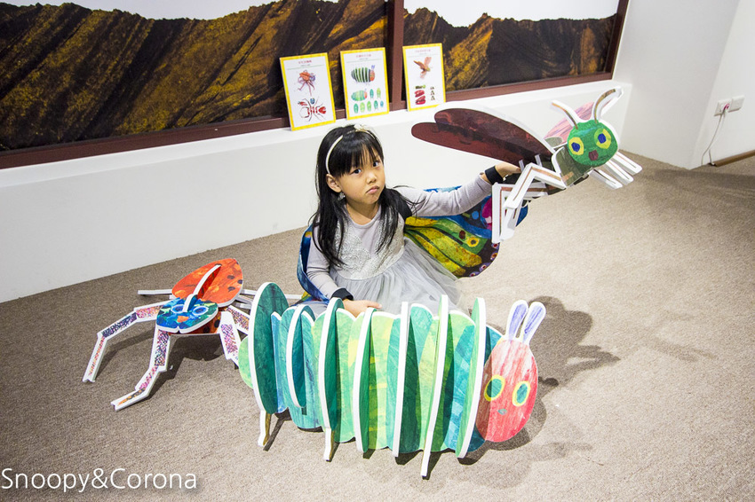 【台北展覽】艾瑞．卡爾好好五重奏｜好餓的毛毛蟲～2至6歲親子互動展，圖畫書立體化、遊戲畫，一定要動手玩的展覽