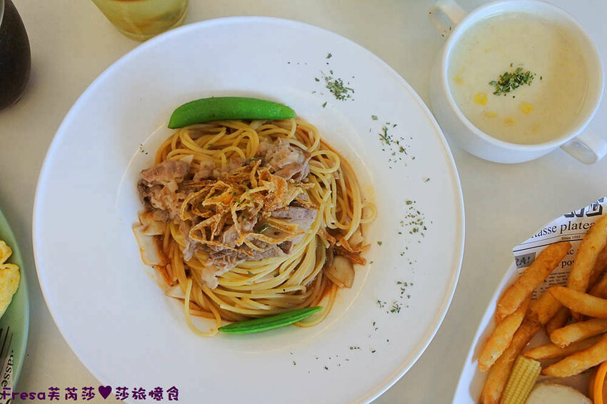 台南早午餐【好點Better Brunch】澎派系大份量全日供餐.沙拉加倍超貼心!推薦義大利麵/起司蛋薄餅│輕食飲料│安平美食 - Fresa芙芮莎♥莎旅憶食