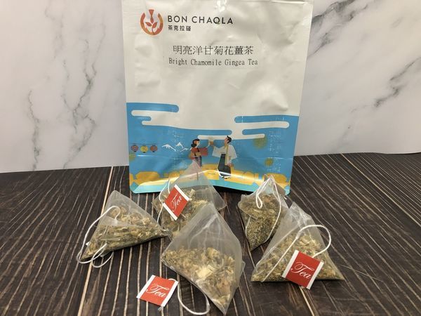 【沖泡飲品】台灣茶人舒眠洋甘菊花薑茶-冬季茶飲首選/暖心紓壓養生茶/當暖男必備品
