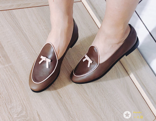 < Major Pleasure 女子鞋研究室 > 蠟筆擦色感！愛麗絲結花樂福鞋 全真皮 MIT 【Major Pleasure】, 好鞋推薦 , 孕婦也能健步如飛 ! 2019.08.2