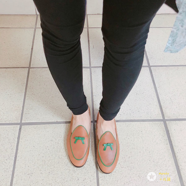 < Major Pleasure 女子鞋研究室 > 蠟筆擦色感！愛麗絲結花樂福鞋 全真皮 MIT 【Major Pleasure】, 好鞋推薦 , 孕婦也能健步如飛 ! 2019.08.2