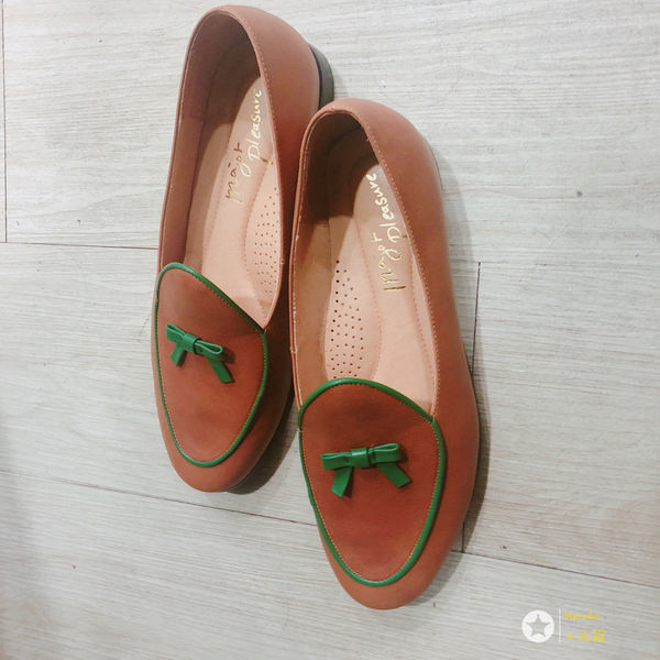 < Major Pleasure 女子鞋研究室 > 蠟筆擦色感！愛麗絲結花樂福鞋 全真皮 MIT 【Major Pleasure】, 好鞋推薦 , 孕婦也能健步如飛 ! 2019.08.2