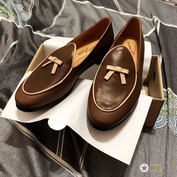 < Major Pleasure 女子鞋研究室 > 蠟筆擦色感！愛麗絲結花樂福鞋 全真皮 MIT 【Major Pleasure】, 好鞋推薦 , 孕婦也能健步如飛 ! 2019.08.2