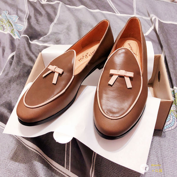 < Major Pleasure 女子鞋研究室 > 蠟筆擦色感！愛麗絲結花樂福鞋 全真皮 MIT 【Major Pleasure】, 好鞋推薦 , 孕婦也能健步如飛 ! 2019.08.2