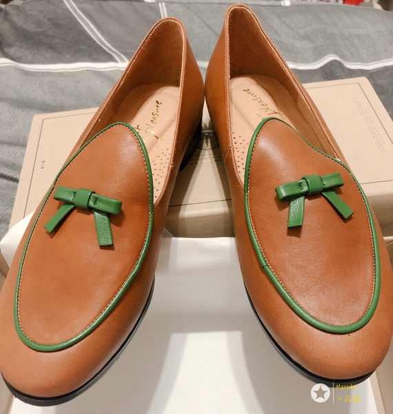 < Major Pleasure 女子鞋研究室 > 蠟筆擦色感！愛麗絲結花樂福鞋 全真皮 MIT 【Major Pleasure】, 好鞋推薦 , 孕婦也能健步如飛 ! 2019.08.2