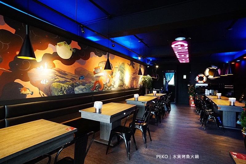 板橋美食.水貨烤魚.水貨菜單.水貨烤魚火鍋.水貨板橋.水貨烤魚菜單.萬里蟹烤魚.熊掌臉盆麵.新埔站美食.炭火烤魚.