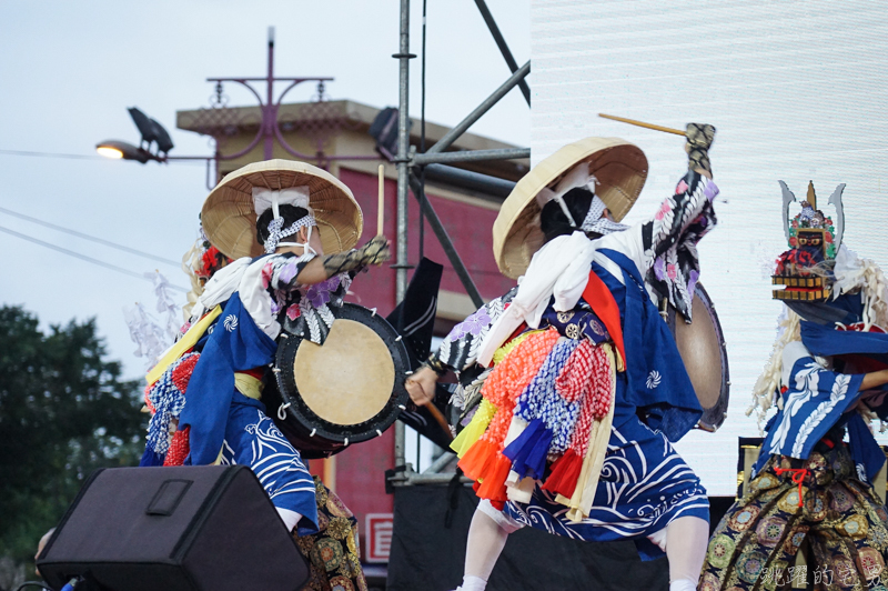 [2019花蓮溫泉季][影片]日本盛岡山車來花蓮  市區封街花車遊行2公里 日本澤目獅子舞、三颯舞優雅登場