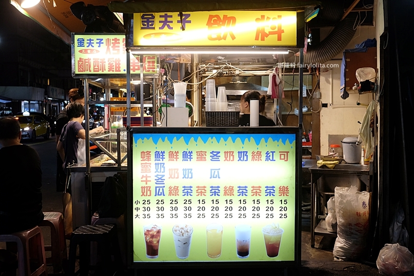 金夫子烤雞排串燒鹹酥雞飲料。白天吃不到、晚上才營業!在地人激推「隱藏版宵夜碳烤」,一串只要10塊錢! @蹦啾♥謝蘿莉 La vie heureuse