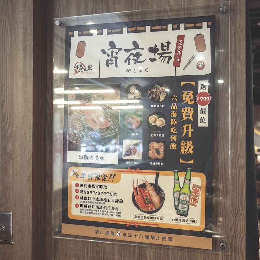 台中燒肉吃到飽 燒肉眾精緻炭火燒肉｜兩個小時無限吃，超值優惠日本A5和牛吃到飽