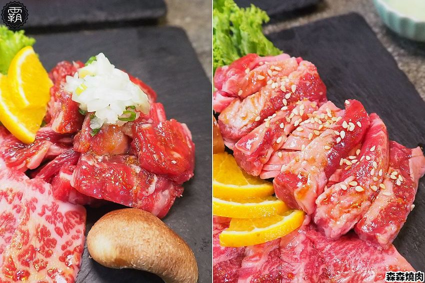 森森燒肉冷藏牛肉軟嫩多汁，公益店獨有碳火烤爐，增添迷人碳香味～