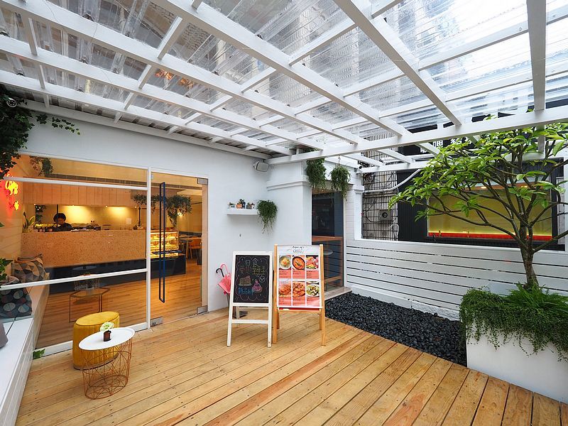 桃園藝文特區美食-日食 Eclipse cafe 藝文店-花生融岩吐司太邪惡,早午餐.甜點都有水準 (邀約) @民宿女王芽月-美食.旅遊.全台趴趴走