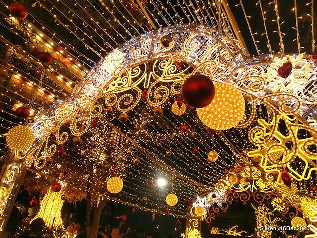 Christmas street decoration of Taipei 101, Taipei,Tawan,SJKen,Dec16,2020.