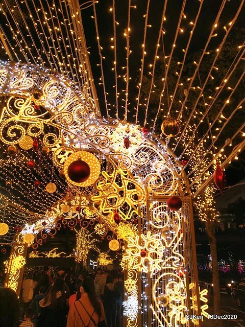 Christmas street decoration of Taipei 101, Taipei,Tawan,SJKen,Dec16,2020.