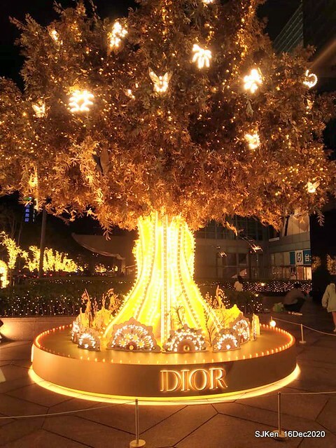 Christmas street decoration of Taipei 101, Taipei,Tawan,SJKen,Dec16,2020.
