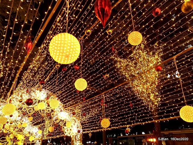 Christmas street decoration of Taipei 101, Taipei,Tawan,SJKen,Dec16,2020.