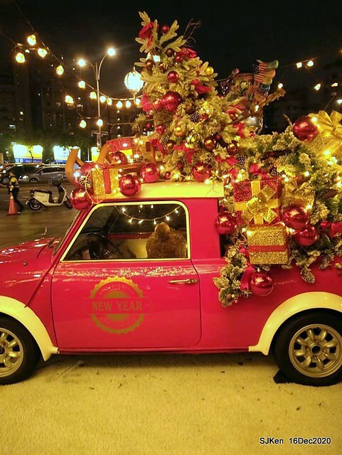 Christmas street decoration of Taipei 101, Taipei,Tawan,SJKen,Dec16,2020.