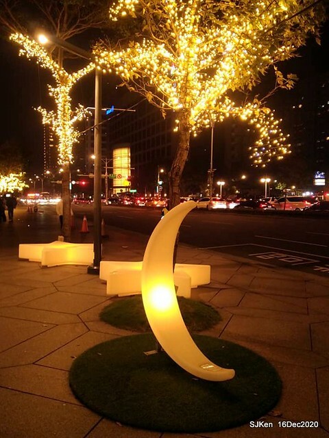 Christmas street decoration of Taipei 101, Taipei,Tawan,SJKen,Dec16,2020.