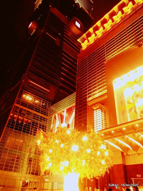 Christmas street decoration of Taipei 101, Taipei,Tawan,SJKen,Dec16,2020.