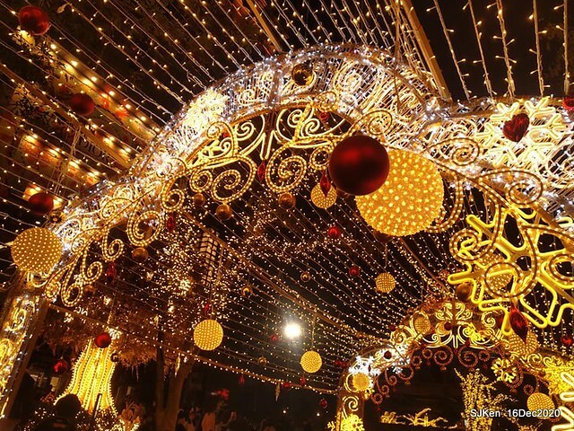 Christmas street decoration of Taipei 101, Taipei,Tawan,SJKen,Dec16,2020.