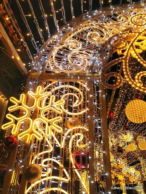 Christmas street decoration of Taipei 101, Taipei,Tawan,SJKen,Dec16,2020.