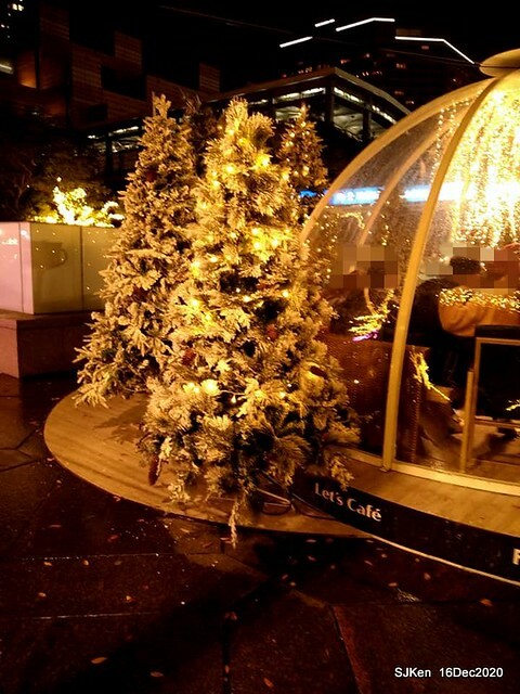 Christmas street decoration of Taipei 101, Taipei,Tawan,SJKen,Dec16,2020.