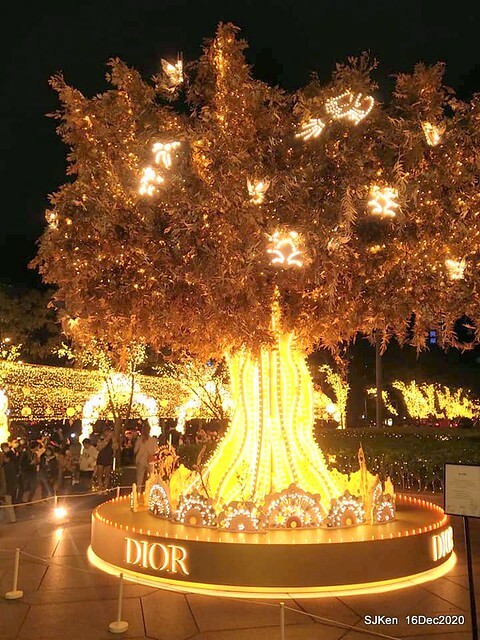 Christmas street decoration of Taipei 101, Taipei,Tawan,SJKen,Dec16,2020.