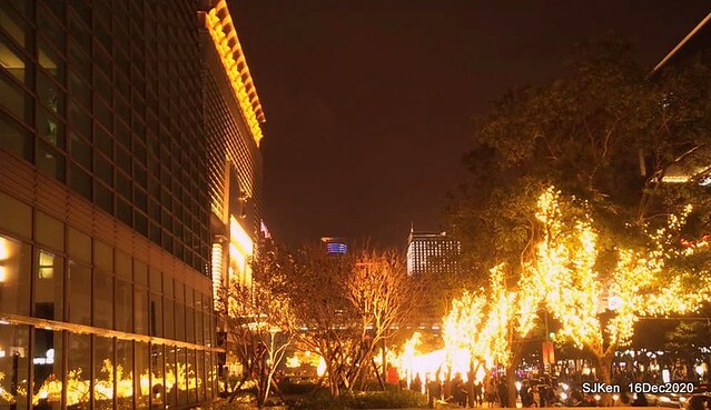 Christmas street decoration of Taipei 101, Taipei,Tawan,SJKen,Dec16,2020.