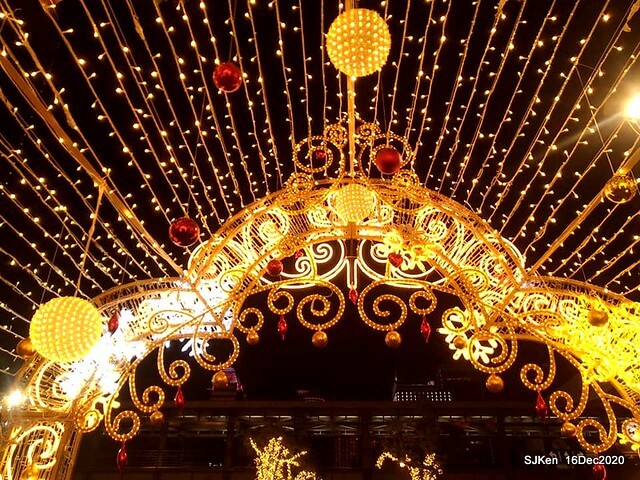 Christmas street decoration of Taipei 101, Taipei,Tawan,SJKen,Dec16,2020.
