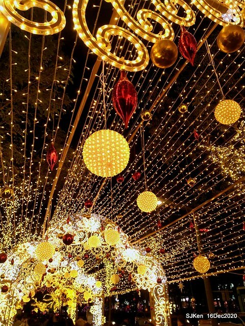 Christmas street decoration of Taipei 101, Taipei,Tawan,SJKen,Dec16,2020.