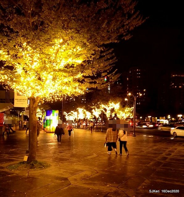 Christmas street decoration of Taipei 101, Taipei,Tawan,SJKen,Dec16,2020.
