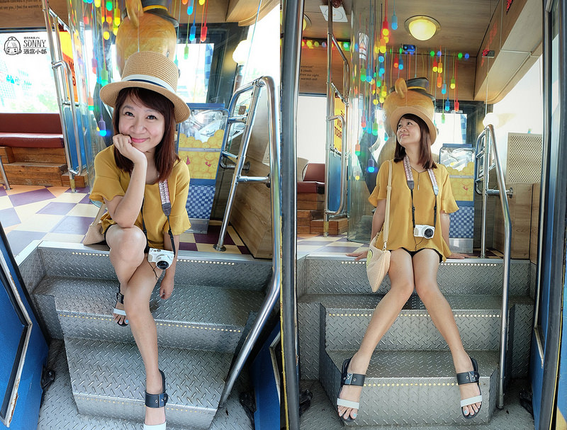 台北景點|台北101,幾米公車,擁抱月亮