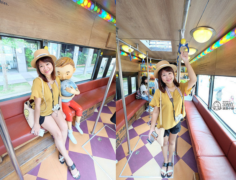 台北景點|台北101,幾米公車,擁抱月亮