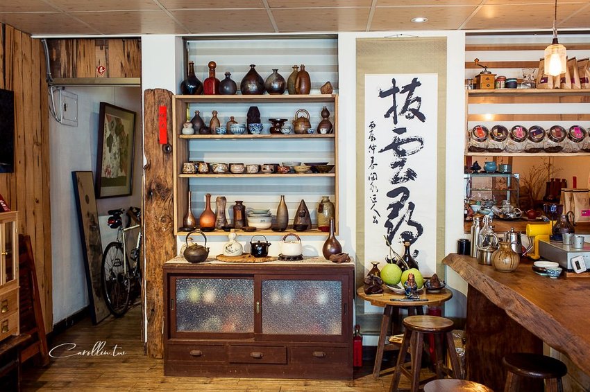 《Douzi 美術館站 舞圓人文會館》咖啡配菜脯 台灣味咖啡館 - 卡琳。摸魚兒趣