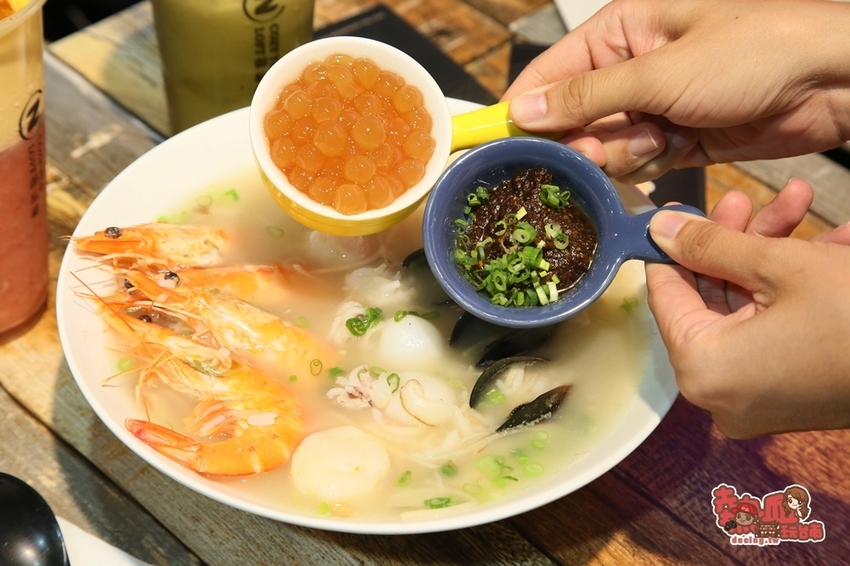 【台南美食】台南獨賣珍珠海鮮粥!紅到日本的飲料這裡喝得到:御私藏 - 熱血玩台南。跳躍新世界