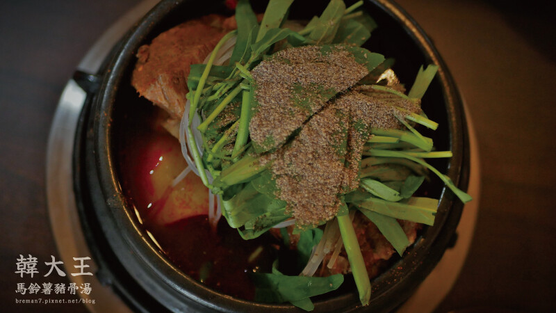 《台中西屯》韓大王馬鈴薯豬骨湯│逢甲一個人也能吃的韓國美食馬 韓大王馬鈴薯豬骨湯-5