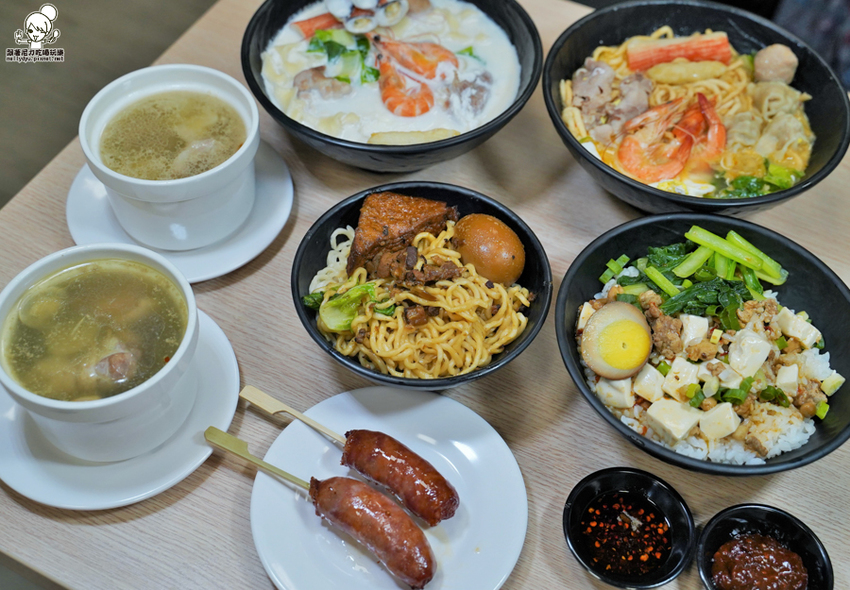 品味屋姊妹店｜品膳 堅持手工特製台式小吃、麵食、鍋燒，招牌香菇雞湯、竹筍湯、手工麵、香腸（點冰沙免費暢飲） - 跟著尼力吃喝玩樂＆親子生活