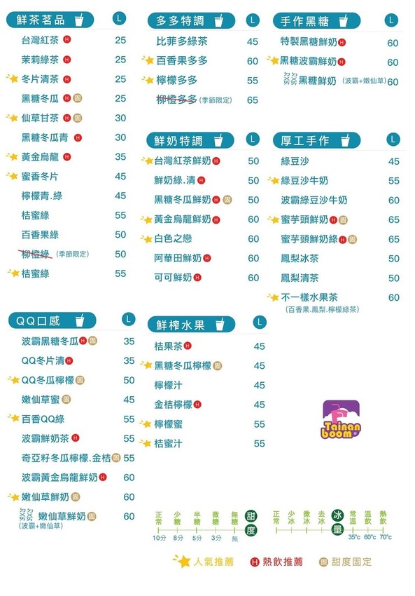 Food|台南永康|台南幫-不使用人工添加物,也能做出好喝飲料的職人茶飲