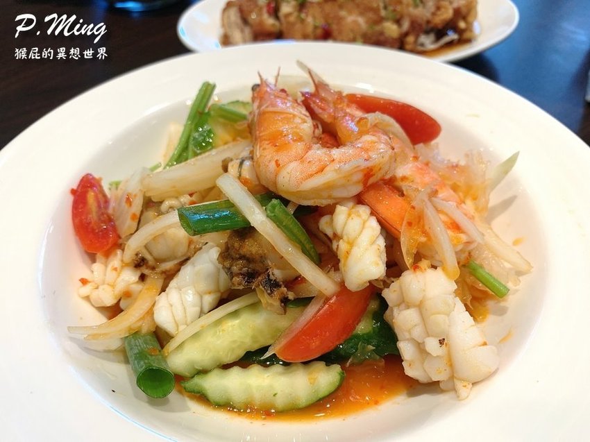 【台北內湖】內湖網美風泰式料理-P.Ming泰式廚坊！月亮蝦餅超級厚！平價美味，CP值高，適合慶生聚餐！內湖737巷附近！ @猴屁的異想世界