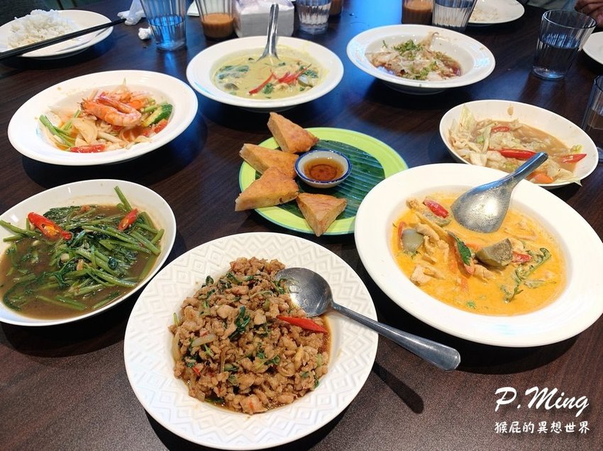 【台北內湖】內湖網美風泰式料理-P.Ming泰式廚坊！月亮蝦餅超級厚！平價美味，CP值高，適合慶生聚餐！內湖737巷附近！ @猴屁的異想世界