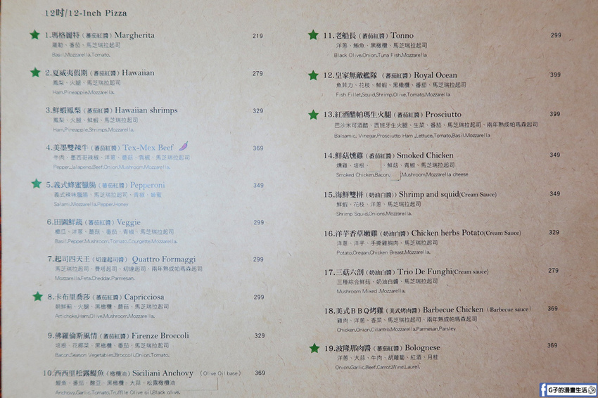 捷運中山站美食 台北Pizza推薦 台北義式手作披薩-La Bocca